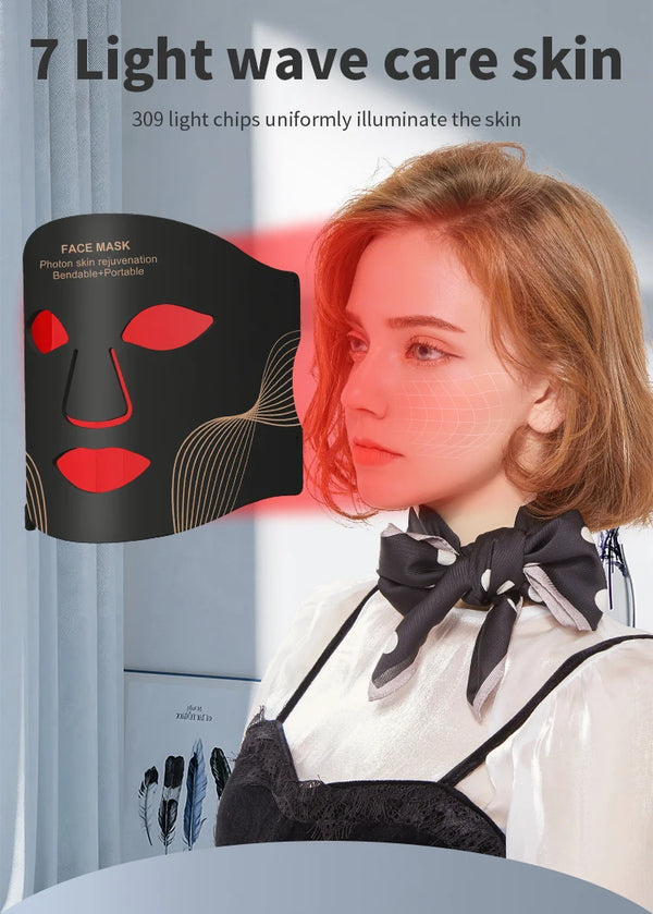 7-Color LED Face & Neck Mask