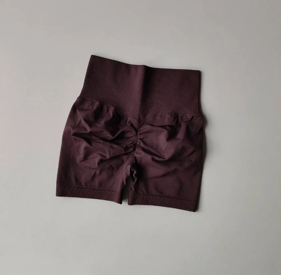 Peach Sculpt High-Waist Performance Shorts Apparel One-piece