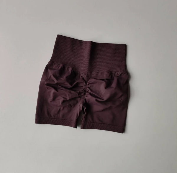 Peach Sculpt High-Waist Performance Shorts Apparel One-piece