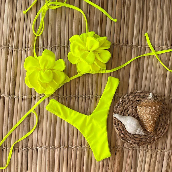 Valencia Retro Dress Bikini Three-piece