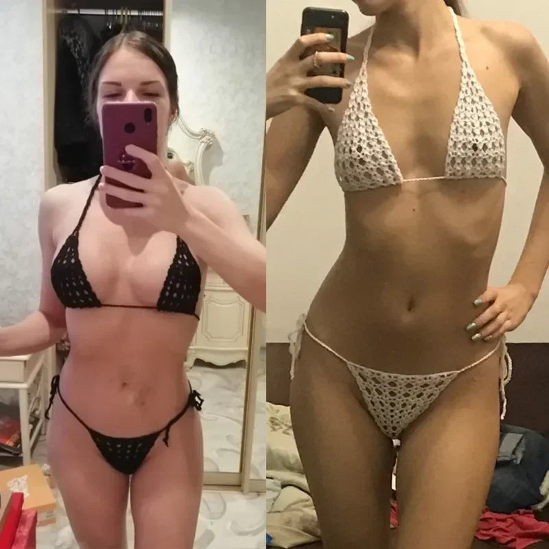 Isla Handmade Crochet Micro Bikini Two-piece Secondary image