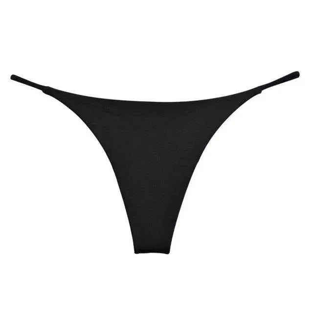 1/2/4pcs Panties Cotton Women'S Underwear Sexy Panties Female Underpants Thong Solid Color Pantys Lingerie S-XL Low-Rise Design