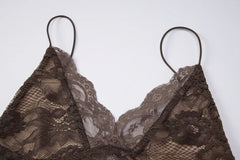 Bella Midnight Lace Spaghetti Strap Top