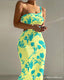 Soleil One-Shoulder Cutout Bodycon Maxi Dress