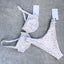 2026 Micro Bikini Women Dot Print Underwire Swimsuit Brazilian Push Up Padded Biquini Halter Bathers Bathing Suit Thong Swimwear