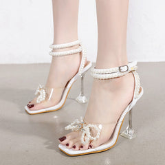 Elevate Your Style: Grace's Beige Bow Sandals