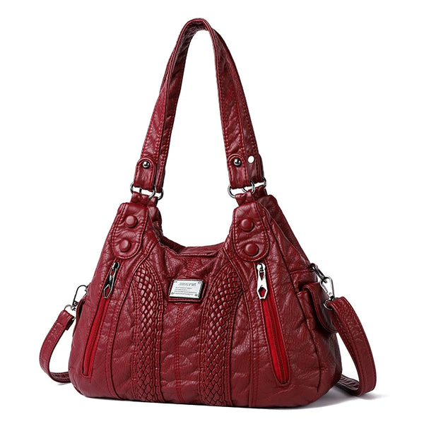 Desislava Textured Convertible Shoulder Handbag