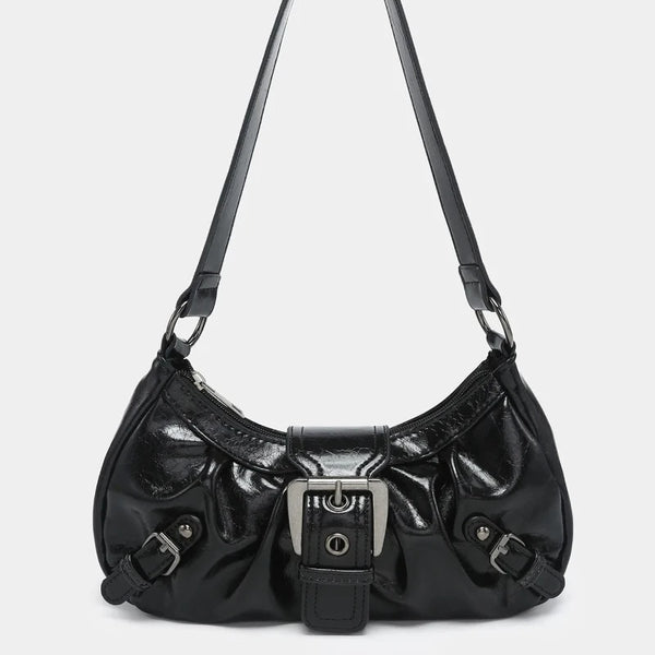 2025 Spring Hot Selling Maillard Style Retro Style Small Bag Spicy Girl Y2K Wasteland Style Vintage Leather Shoulder Armpit Bag