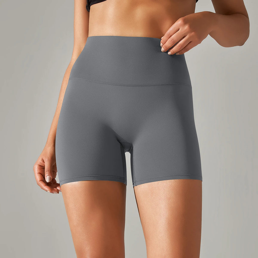 Ayla Seamless High-Waist Yoga Shorts One-piece
