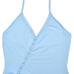 Aria Blush Ruffle Halter Mini Dress