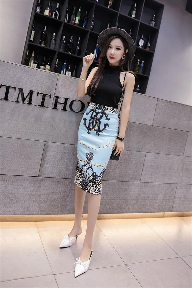 Dahlia Elegant Midi Skirt One-piece