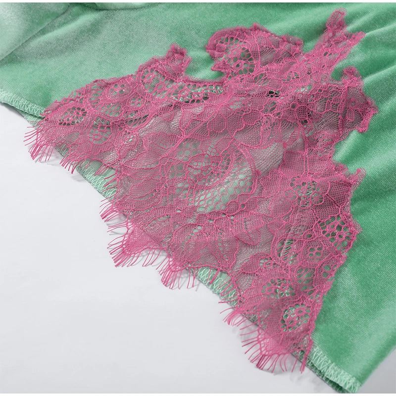 Style 84 Lace Shorts Apparel One-piece