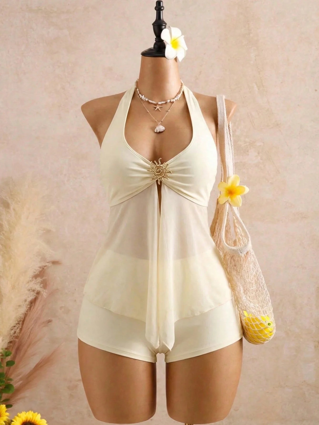 Solara Mesh High-Waist Bikini Two-piece Main image