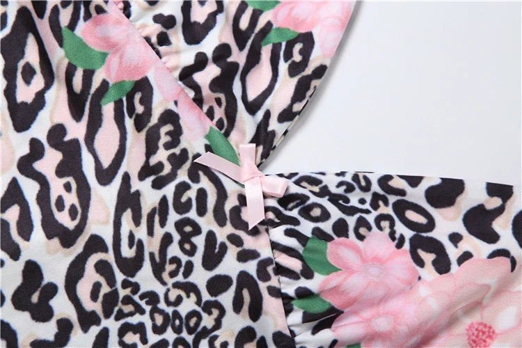 Tallulah Animal Print Printed Midi Skirt Set Two-piece