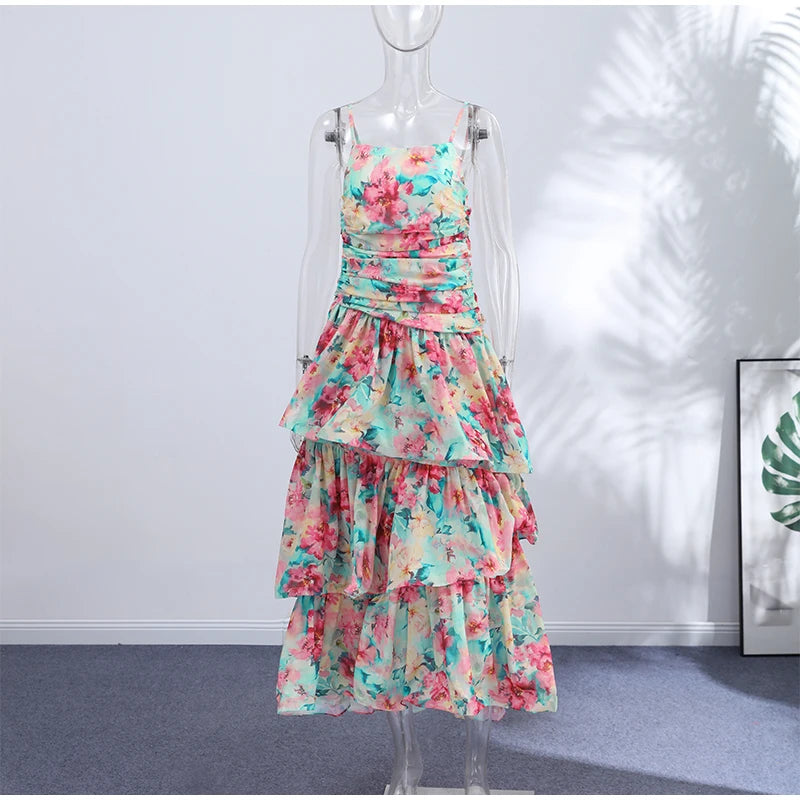 Kendra Ruched Maxi Dress