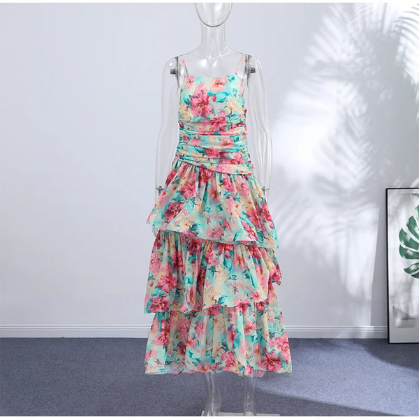 Kendra Ruched Maxi Dress