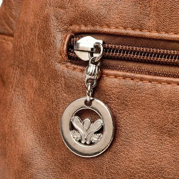 Women's Retro Multi-pocket Shoulder Bag, Y2k Style Fashion Motorcycle Bag, PU Crossbody Handbag