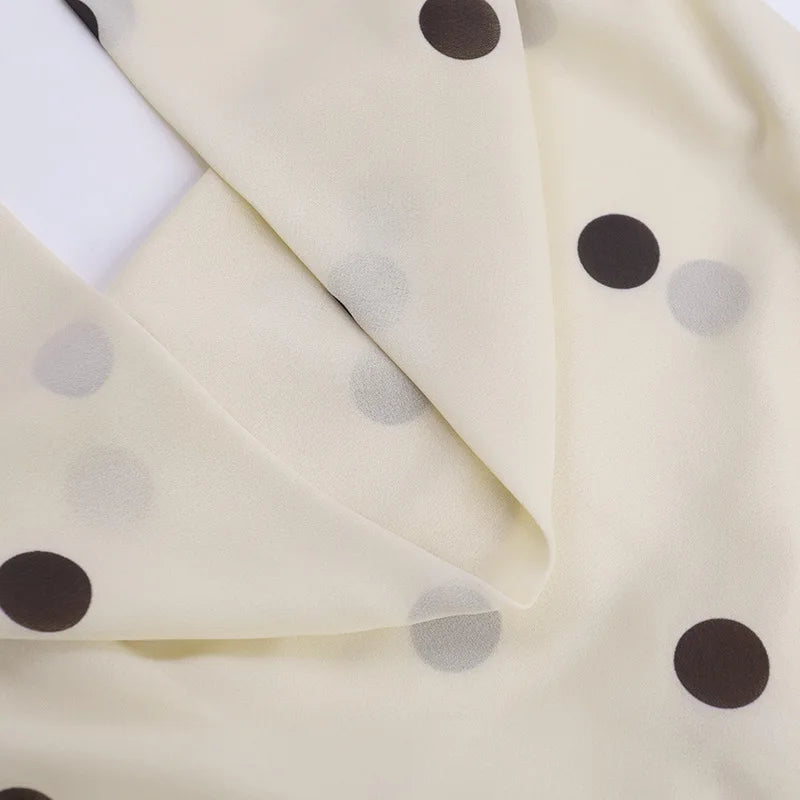 Poppy Polka-Dot Halter A-Line Mini Dress