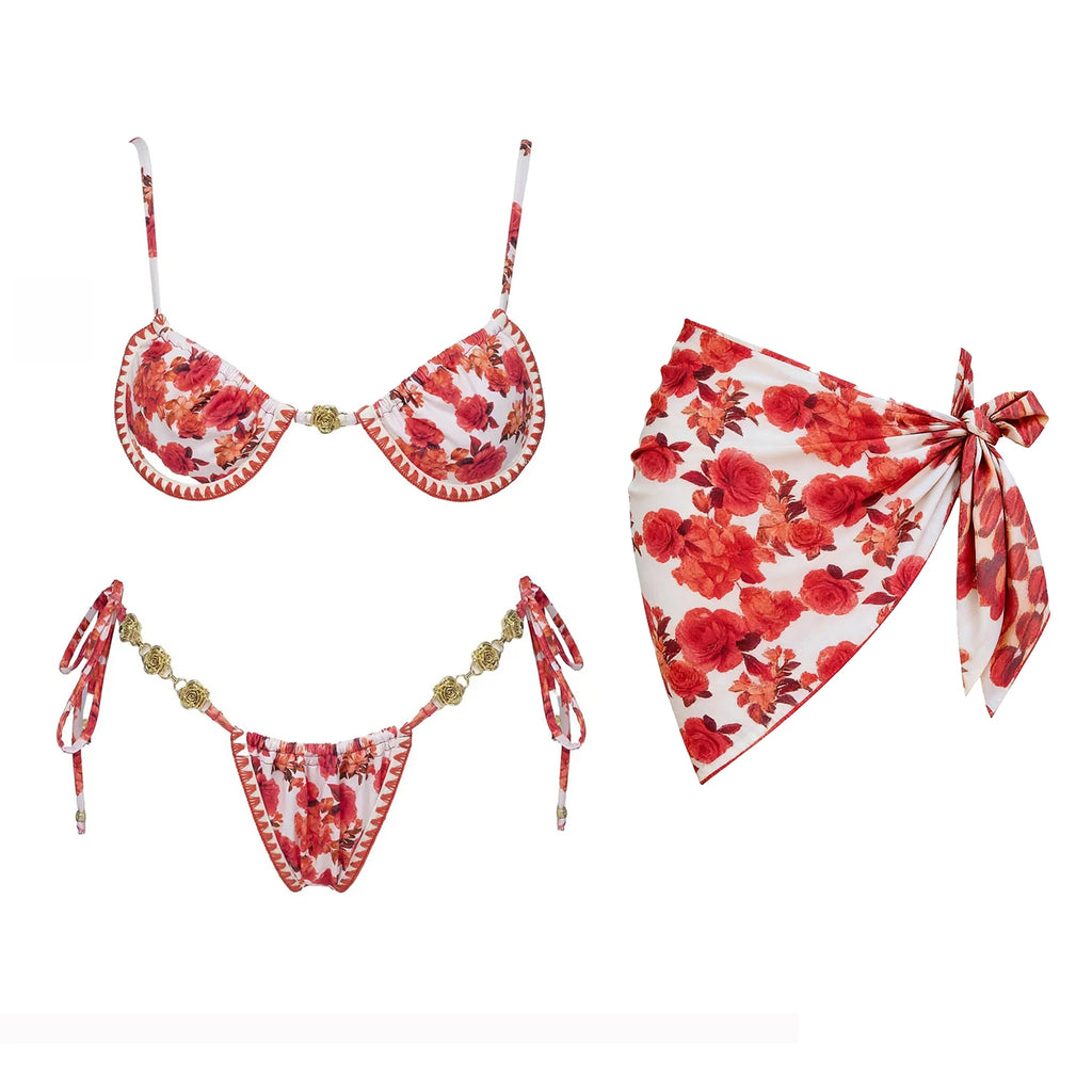 Zahara Printed Micro Bikini Two-piece