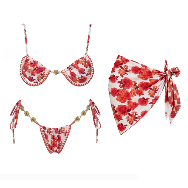 Zahara Printed Micro Bikini Two-piece
