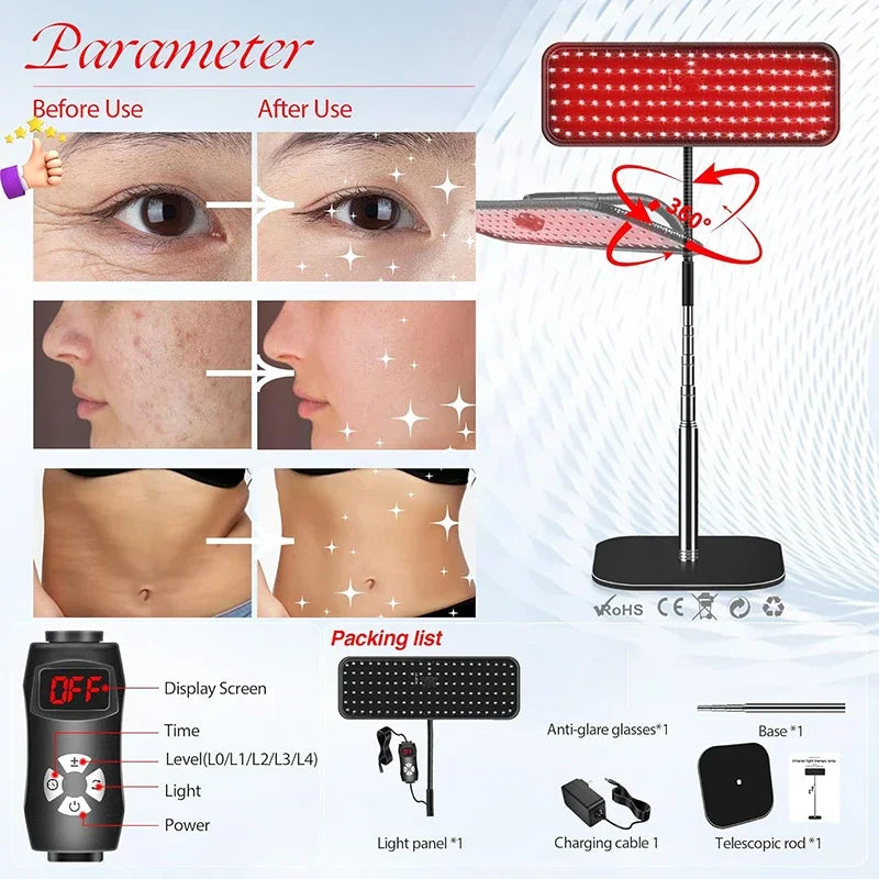 Lumina 660nm/850nm LED Light Therapy Panel Secondary image