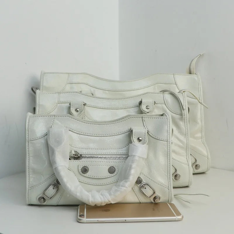 Colette Rivet Leather Moto Bag