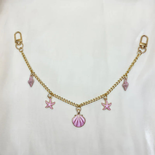 Bag Charms For Handbags Sea Star Shell Pearl Bag Clothes Shoes Pendant Boho Summer Seashell Jewelry Making DIY Decoration