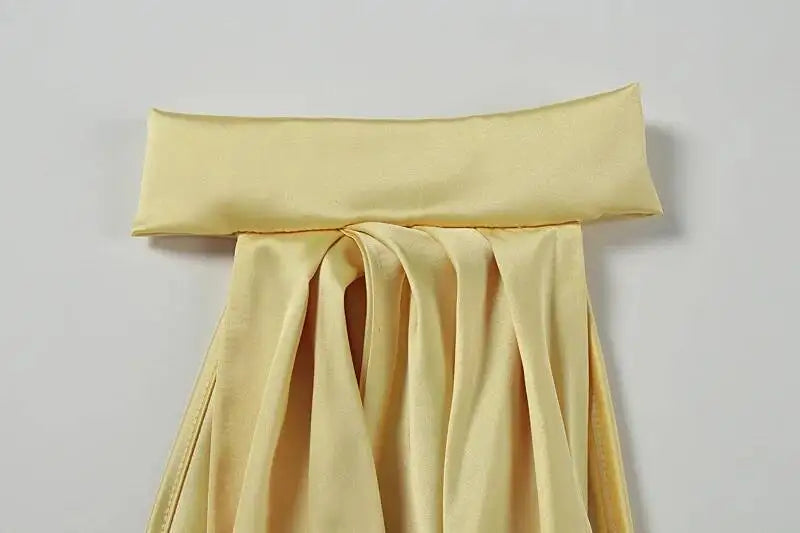 Naomi Satin Halter Backless Maxi Dress