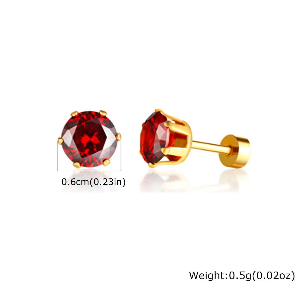 Sienna Stainless-Steel Zircon Earring Collection