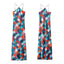 Gwenllian Harlequin Print Halter Slip Maxi Dress