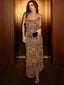 Leona Leopard Ruffle Mini Dress