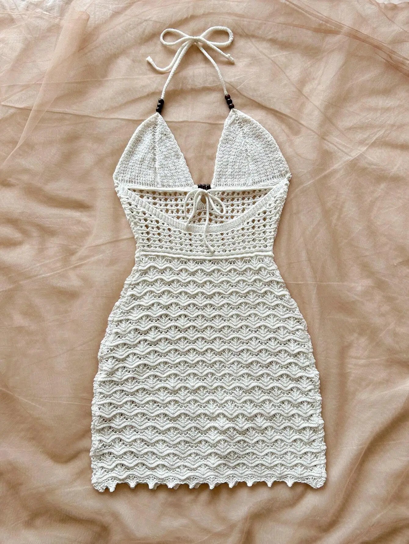 Nerissa Beaded Gradient Knit Mini Dress Secondary image