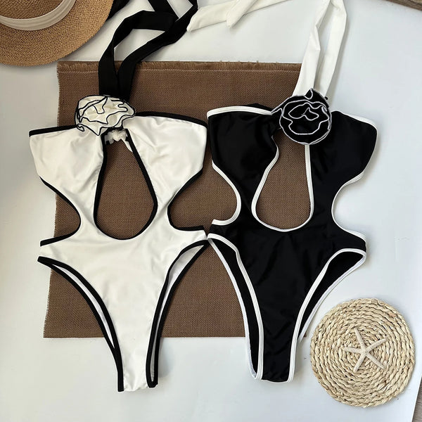 Roselyn Ruffle V-Neck Bikini Two-piece