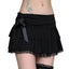 Belladonna Lace-Bow Gothic A-Line Mini Skirt One-piece
