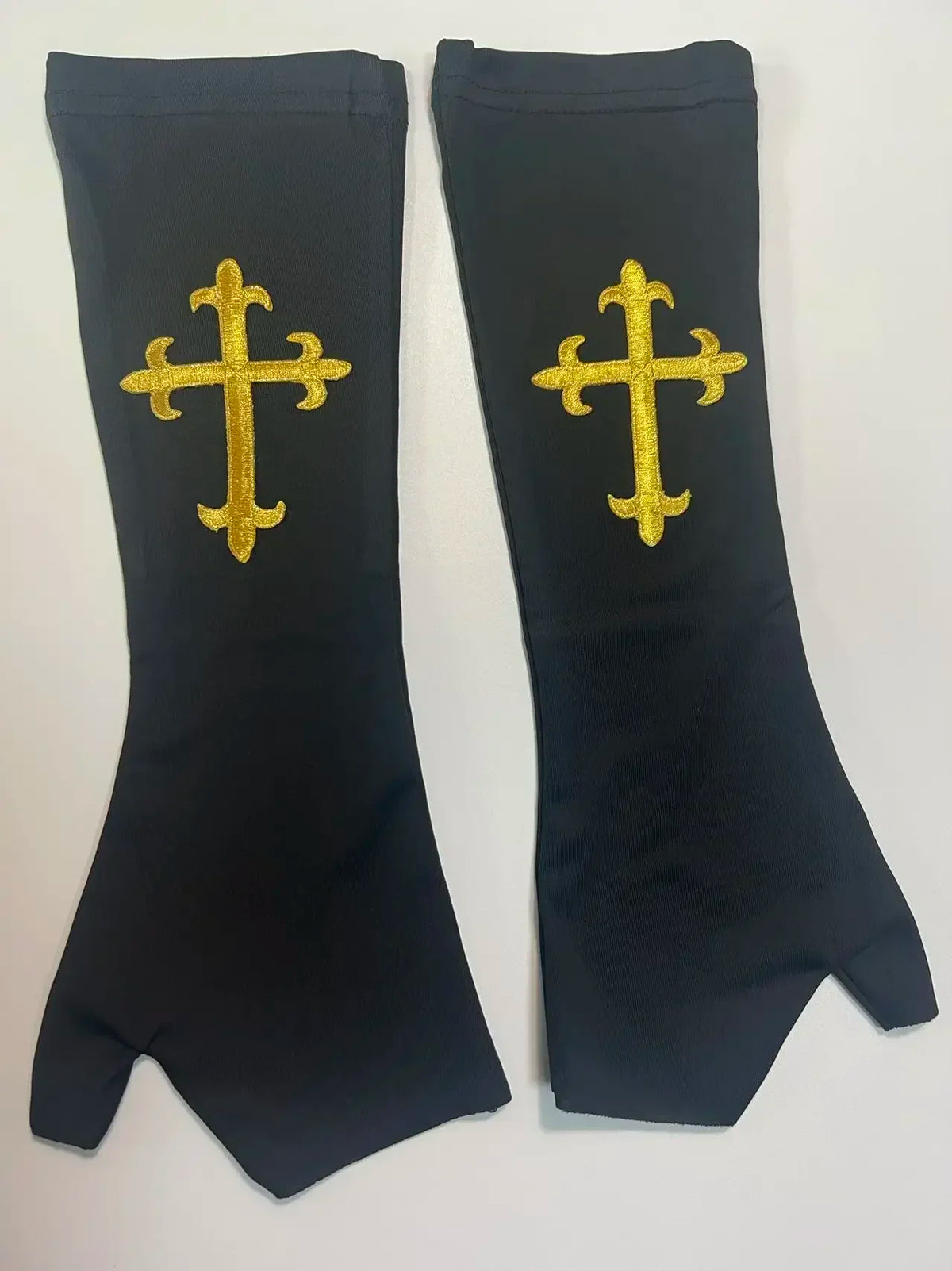 Benedetta Nun Cosplay Costume Set with Headpiece, Gloves & Stockings