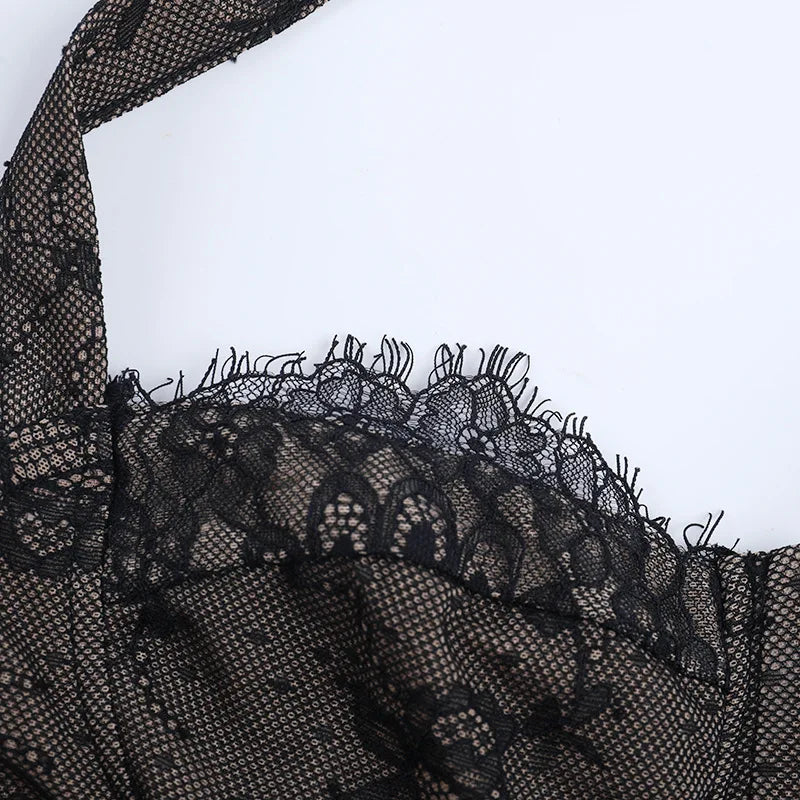 Aveline Lace Corset Cami Top One-piece