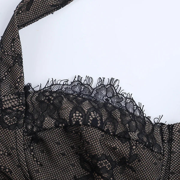 Aveline Lace Corset Cami Top One-piece
