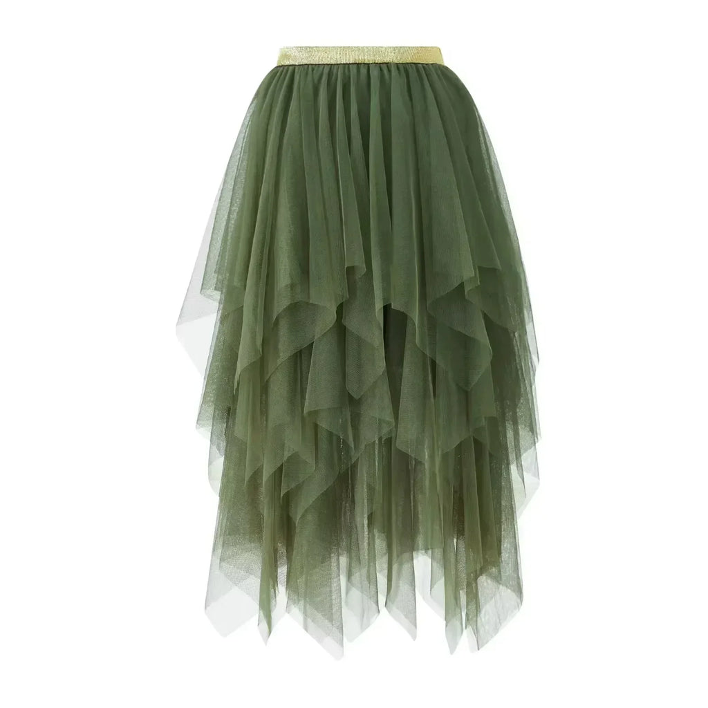 Juliette A-Line Mesh Midi Skirt One-piece