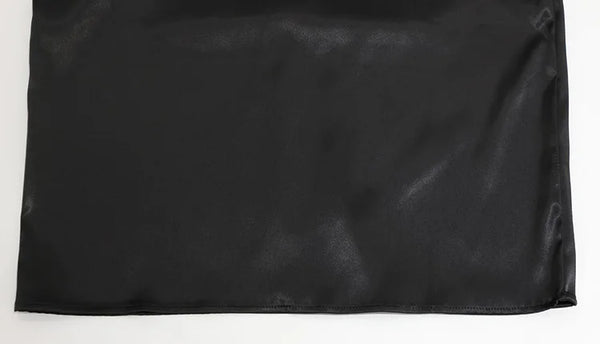 Lisandra Lace-Trim Satin Cami Slip Maxi Dress