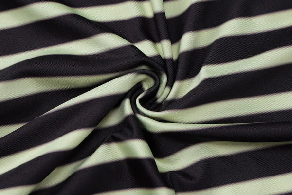 Zuri Striped Asymmetrical Maxi Skirt Set Two-piece