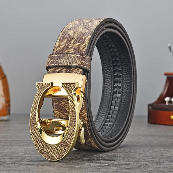 Orion Genuine Leather Automatic-Buckle Belt
