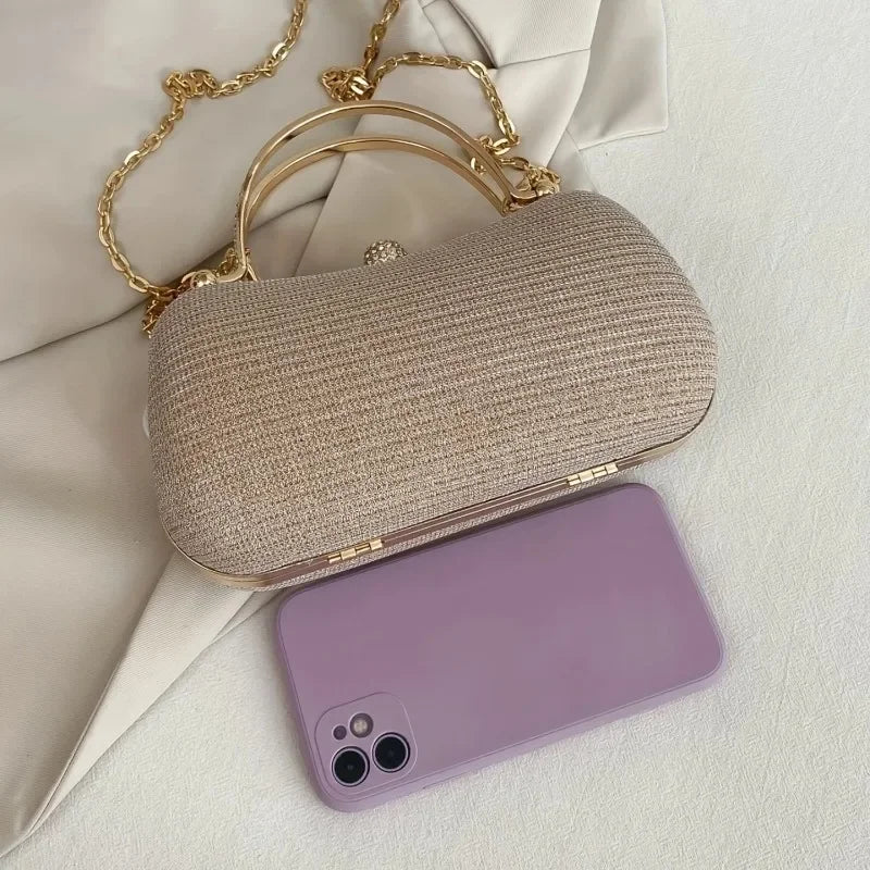 Alzbeta Sparkling Top-Handle Evening Clutch