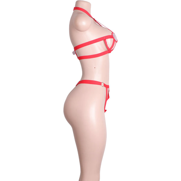 Ruby Crystal-Strap Performance Bra