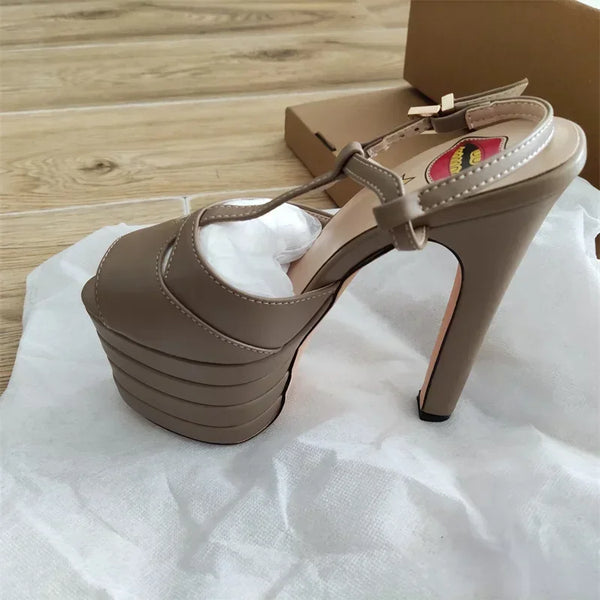 Amabel Transparent Rhinestone Stiletto Sandals