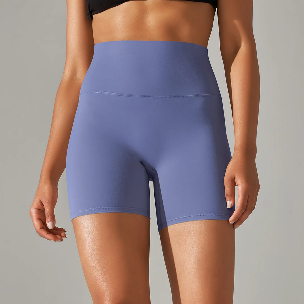 Ayla Seamless High-Waist Yoga Shorts One-piece