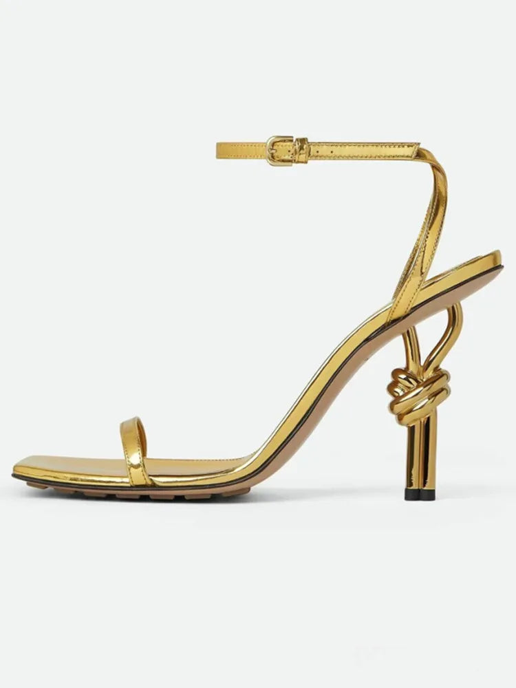 Vienna Square-Toe Party Sandals