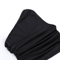 Valentina Ruched Halter Scarf Top