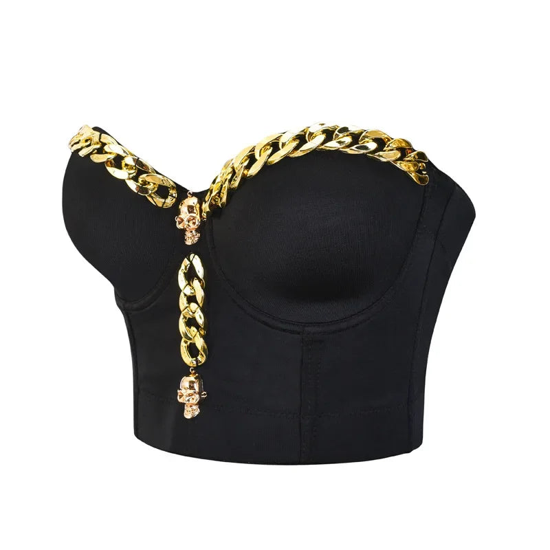 Vespera Punk Corset Crop Top One-piece Secondary image