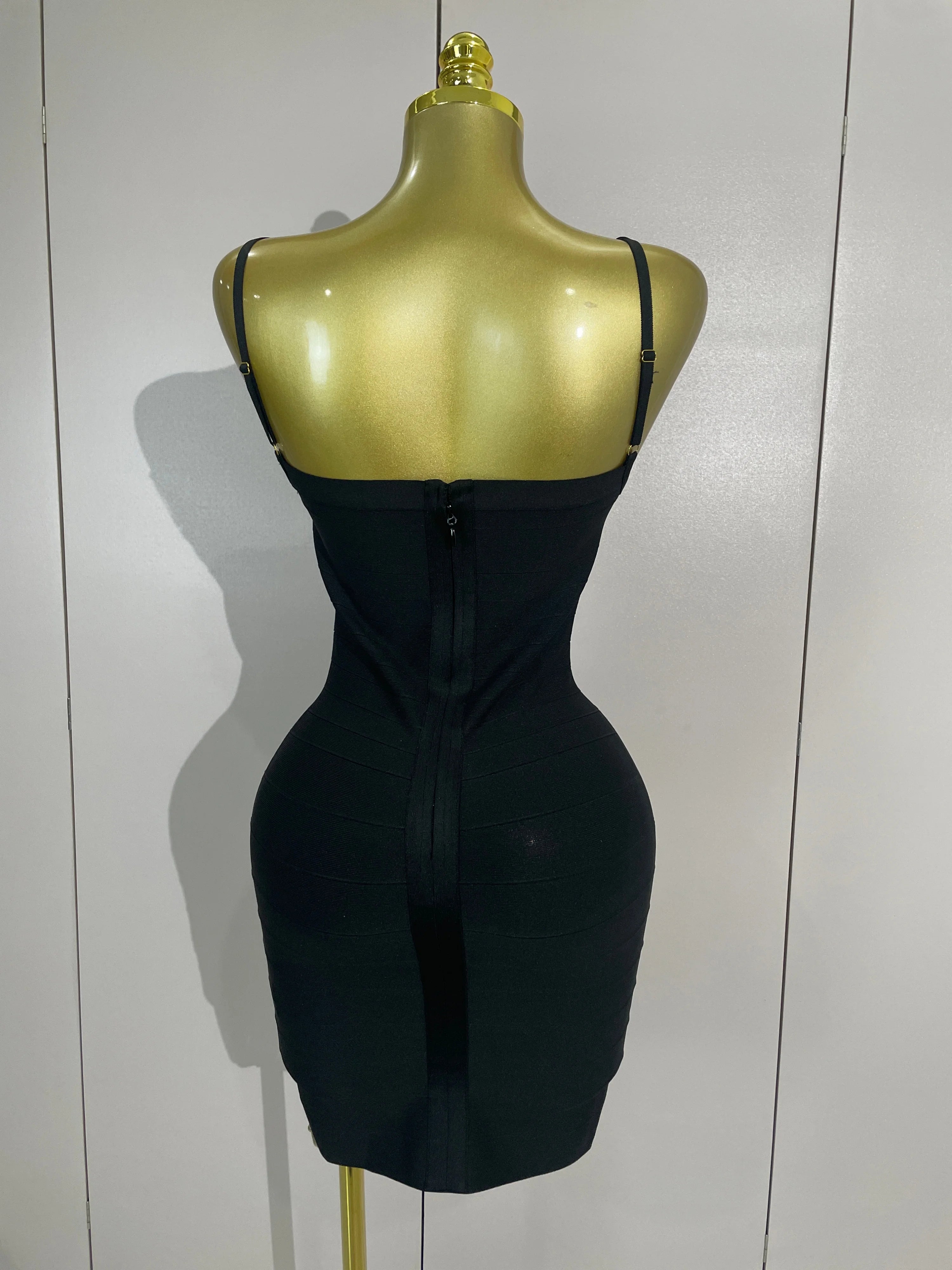 Aurelia Backless Bandage Bodycon Mini Dress