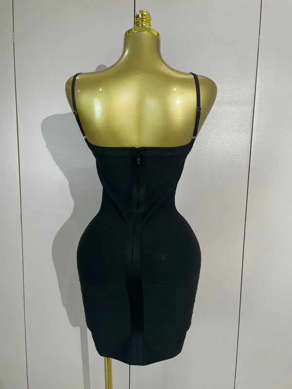 Aurelia Backless Bandage Bodycon Mini Dress